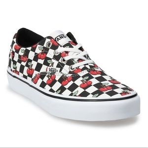 vans shoes cherry